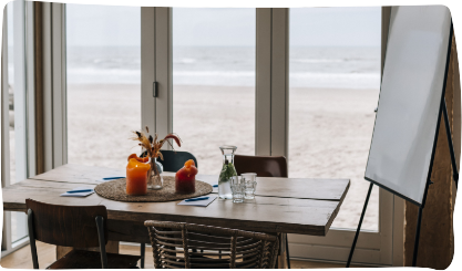 deining vergaderen3 Vergaderen aan zee